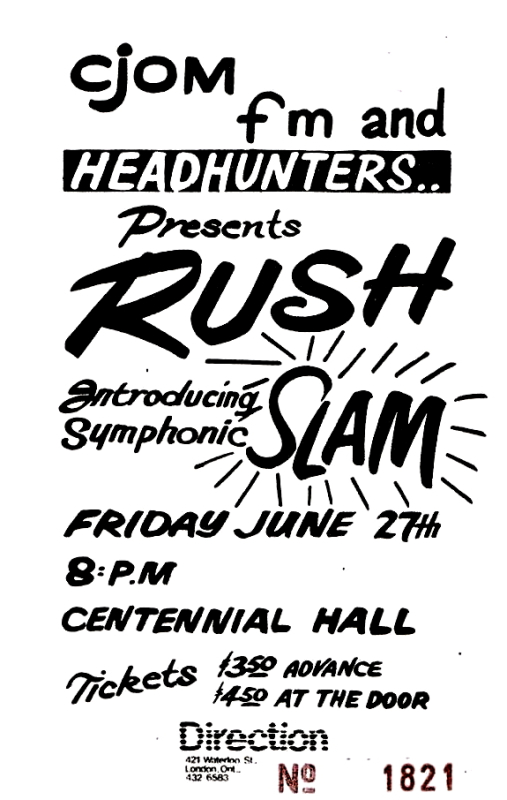 Rush Slam Concert