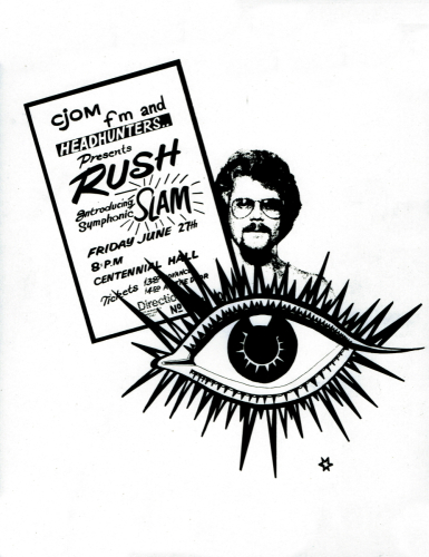 Rush~Slam Handbill